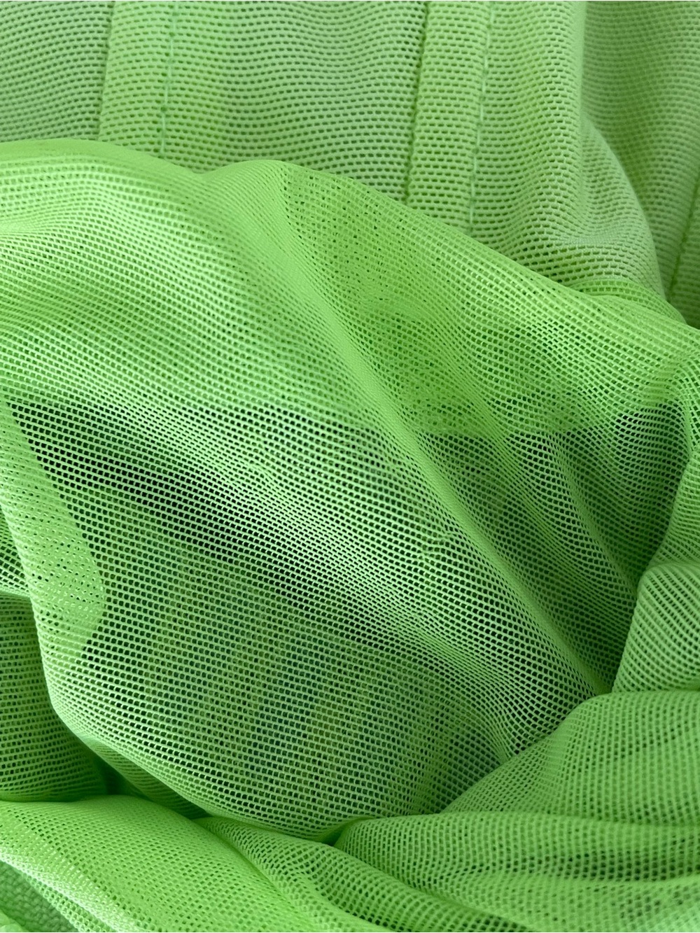 Oh Polly Aurora Embellished Bandeau Mini Dress in Pear Green Disco Ball - Picture 11 of 12